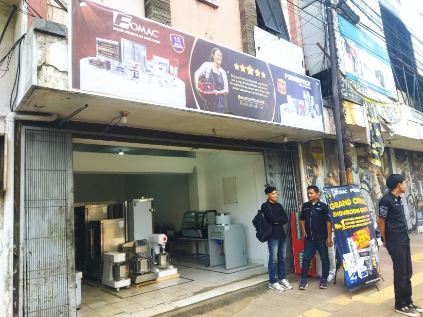 Revolusi Industri Bakery Bandung: Fomac & Powerpack Resmi Buka Showroom Pusat Mesin MBG dan Pengemas Terlengkap di Jalan Banceuy