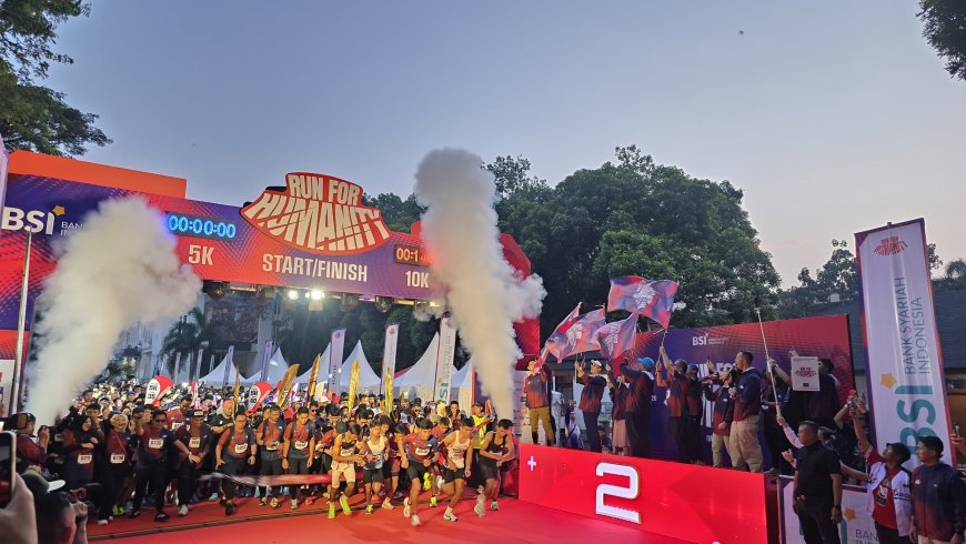 Gaungkan Gaya Hidup Sehat, BSI Ajak 2.750 Pelari Run For Humanity Bandung 2026 Berinvestasi Lewat 'Langkah Emas'