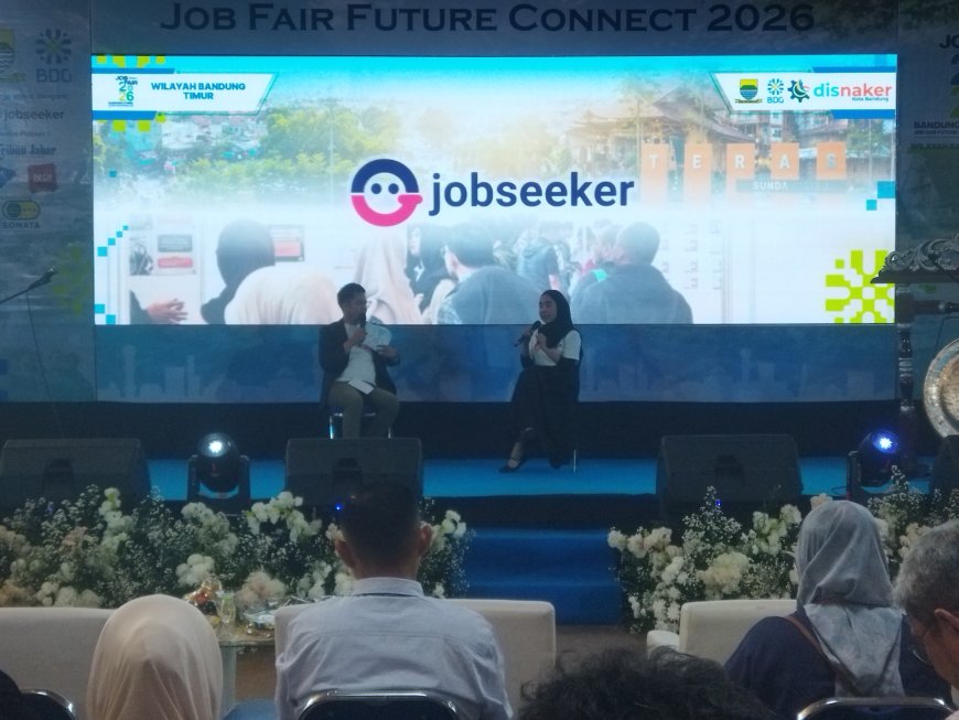 Jobseeker Diserbu Pencari Kerja di Job Fair 2026, Perkuat Kolaborasi Serap Tenaga Kerja di Bandung
