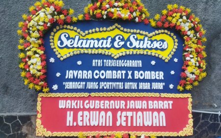 Sinergi Javara Combat dan Bomber: Erwan Setiawan Kirim Karangan Bunga, GOR Saparua Siap Membara