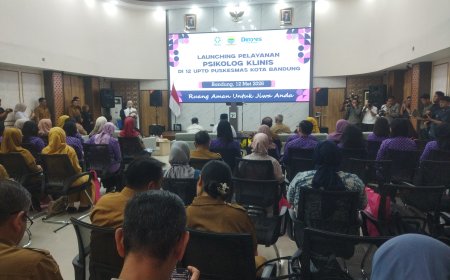 Perkuat Ketahanan Mental Warga, Pemkot Bandung Resmi Hadirkan Layanan Psikolog Klinis di 12 Puskesmas