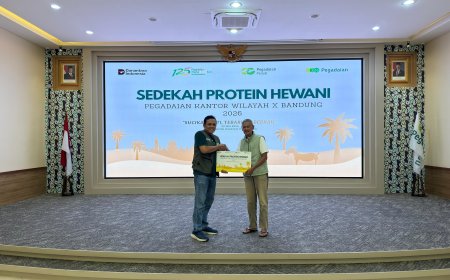 Pegadaian Kanwil X Jabar Distribusikan Ratusan Paket Protein Hewani, Wujudkan Kepedulian di Momen Idul Adha 1447 H*