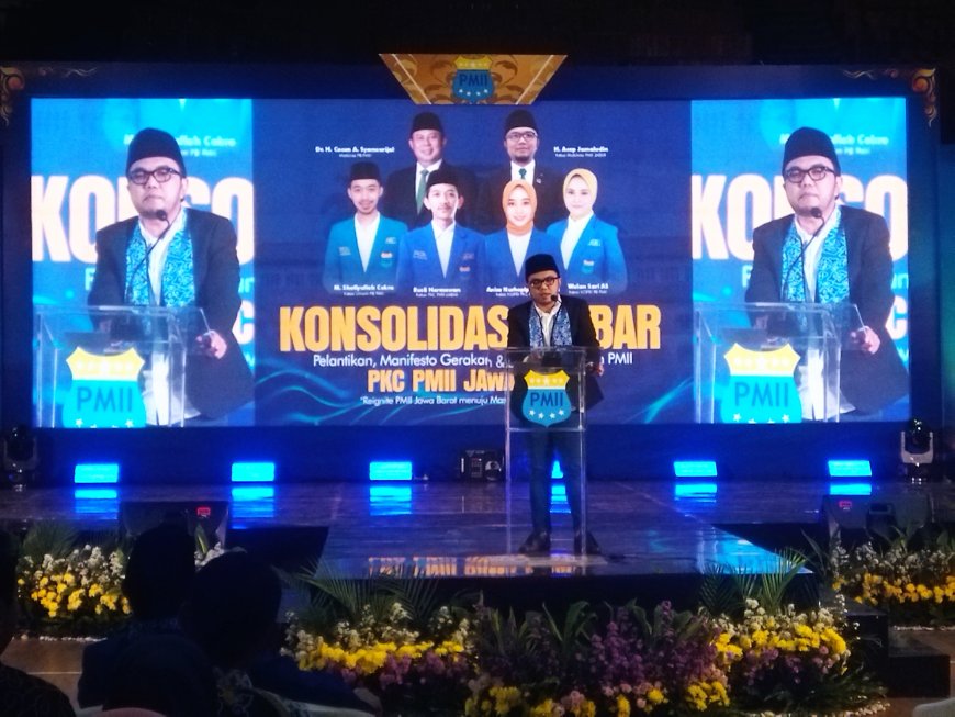H. Acep Jamaludin Bakar Semangat Ribuan Kader di Konsolidasi Akbar PKC PMII Jawa Barat
