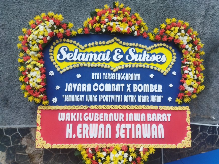 Sinergi Javara Combat dan Bomber: Erwan Setiawan Kirim Karangan Bunga, GOR Saparua Siap Membara