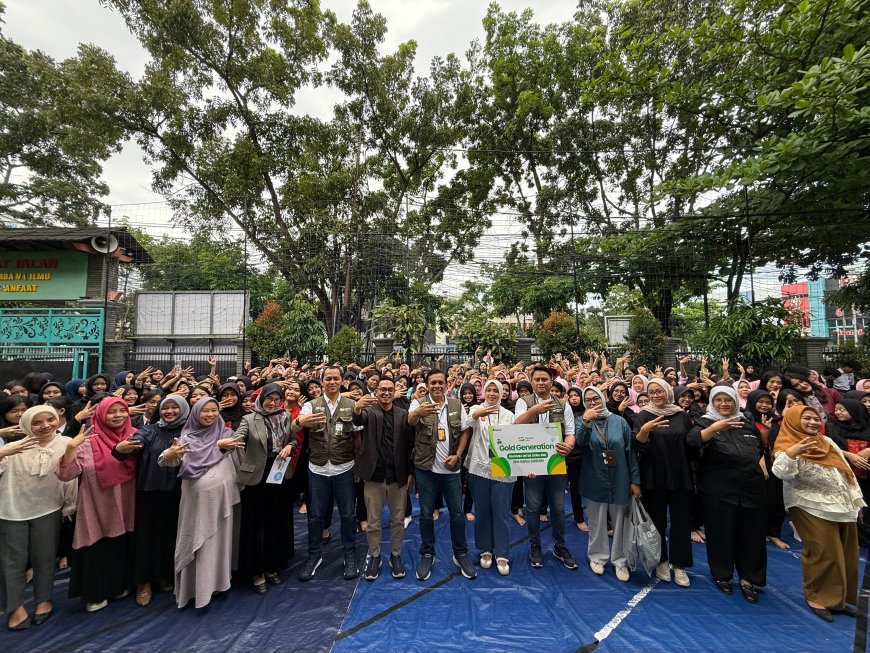 Momentum Hardiknas, Pegadaian Kanwil X Jabar Salurkan Beasiswa "Gold Generation" untuk Siswa SMK Bina Warga