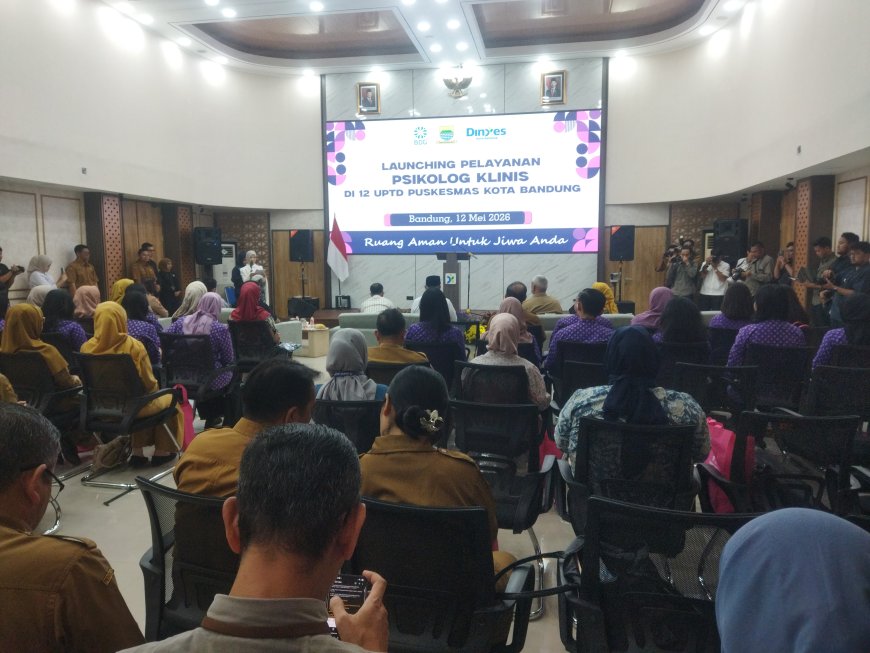 Perkuat Ketahanan Mental Warga, Pemkot Bandung Resmi Hadirkan Layanan Psikolog Klinis di 12 Puskesmas