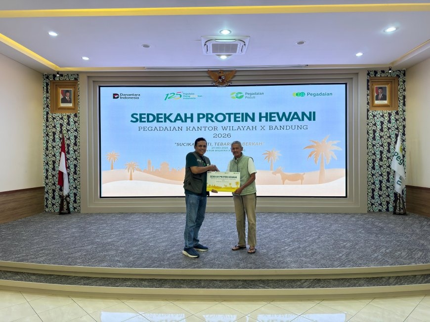 Pegadaian Kanwil X Jabar Distribusikan Ratusan Paket Protein Hewani, Wujudkan Kepedulian di Momen Idul Adha 1447 H*