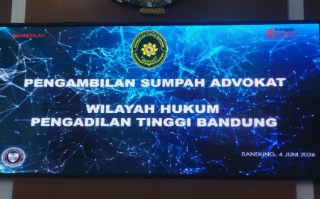 Melahirkan Advokat Berintegritas, DPN PENADI Kawal Pengambilan Sumpah di Pengadilan Tinggi Bandung