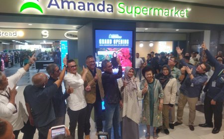 Resmi Dibuka, Ratusan Warga Serbu Grand Opening Amanda Supermarket di Ciwalk Bandung