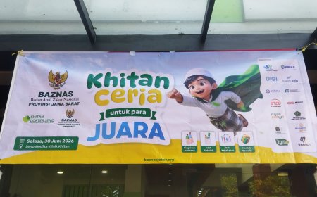 Wujudkan Senyum Anak Dhuafa, BAZNAS Jabar Bersama Rumah Sehat Gelar Acara Khitan Ceria Berlimpah Fasilitas dan Hadiah Menarik