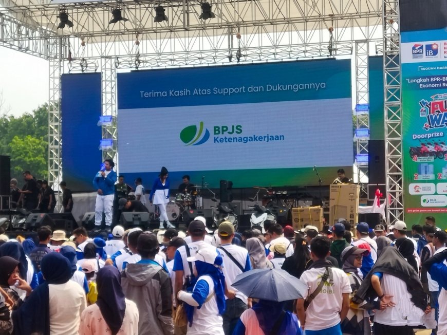 BPJS Ketenagakerjaan Jadi Sponsor Utama Fun Walk Hari BPR-BPRS Nasional 2026 di Lapangan Tegallega Bandung