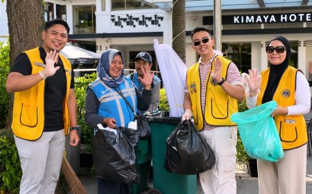 Lions Club Bandung Kuwera Lestari Ajak Masyarakat dan Wisatawan Jaga Kebersihan di Setiap Event Kota Bandung