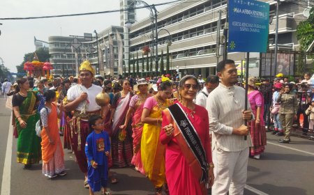 Pesona Ratha Yatra Pasraman Sarwa Dharma: Simbol Toleransi dan Kebinekaan yang Memukau Dunia di Asia Africa Festival 2026