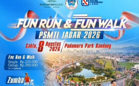 Langkahkan Kakimu, Rayakan Kemerdekaanmu: PSMTI Jabar dan Podomoro Park Hadirkan Fun Run & Fun Walk Spektakuler