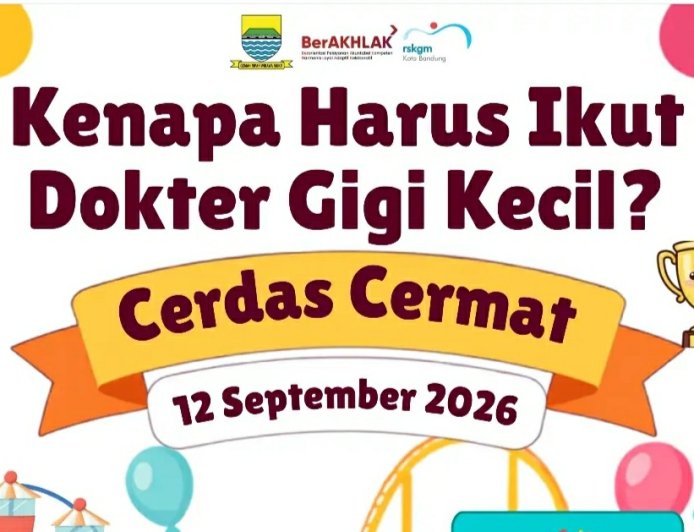Wujudkan Pelopor Hidup Sehat di Sekolah, RSKGM Kota Bandung Gelar Lomba Cerdas Cermat Dokter Gigi Kecil 2026