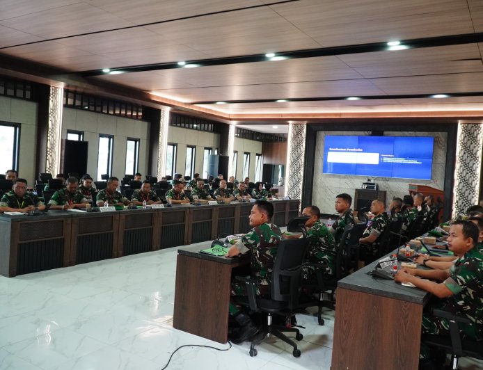Rapat Evaluasi Bidang Pengamanan, Dirum Kodiklatad Tekankan deteksi dini dan Cegah Terulangnya Pelanggaran