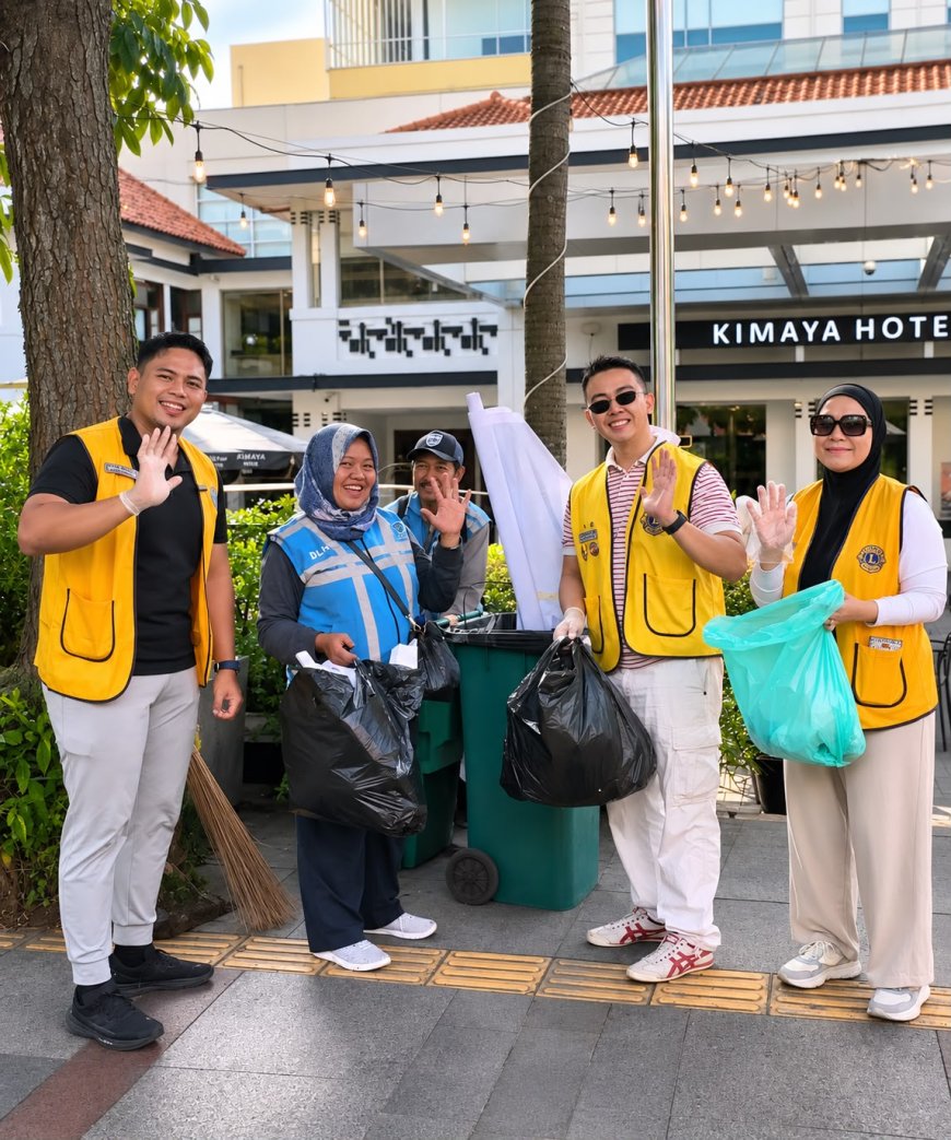 Lions Club Bandung Kuwera Lestari Ajak Masyarakat dan Wisatawan Jaga Kebersihan di Setiap Event Kota Bandung