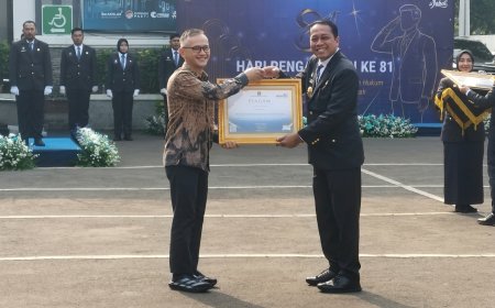 Sinergi Dorong Ekonomi Kreatif, Disbudpar Kota Bandung Raih Penghargaan dari Kanwil Kemenkum Jabar pada Hari Pengayoman ke-81