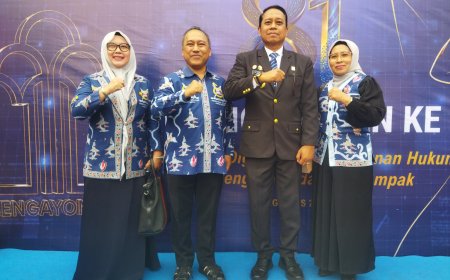 Pengwil Jabar INI Hadiri Puncak Syukuran Hari Pengayoman ke-81 di Kanwil Kemenkum Jabar