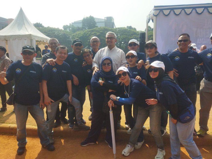 Ratusan Warga Antusias Ikuti Festival Senam Sehat Bandung Utama di Lapangan Saparua