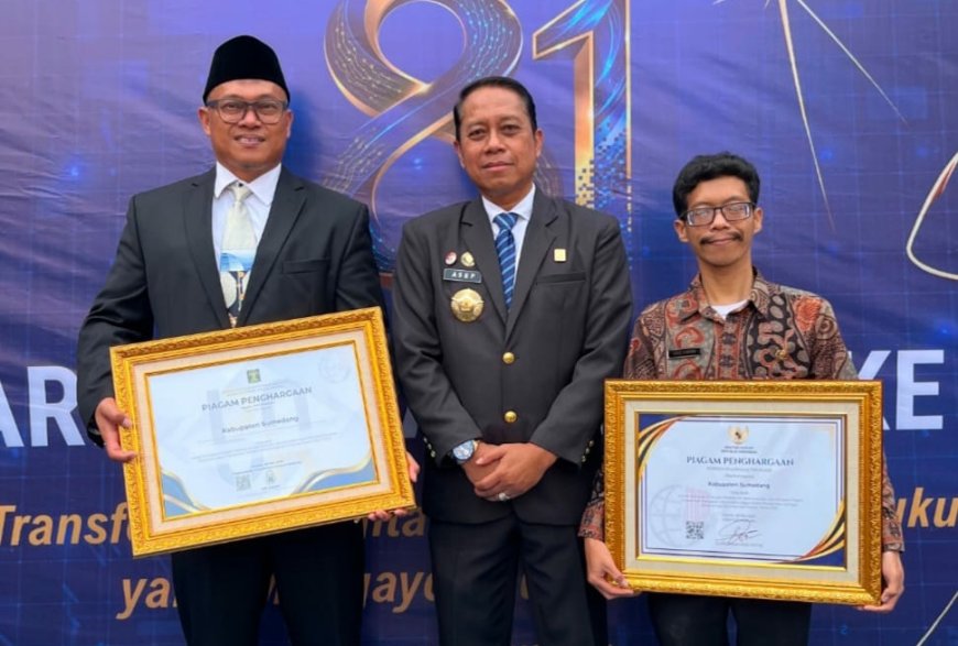 JDIH Kabupaten Sumedang Kembali Raih Penghargaan Kemenkum RI pada Puncak Hari Pengayoman ke-81