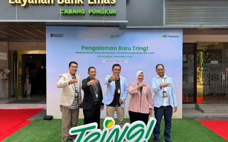Satu Tahun Tring!: Pegadaian hadirkan Pengalaman Baru Bertransaksi Melalui ATM Emas Pertama di Seluruh Indonesia