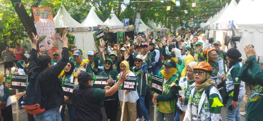 Ratusan Kontingen PORISMAN SMAN 5 Tahun 2026 Resmi Dikukuhkan, Usung Semangat Sportivitas Lintas Generasi