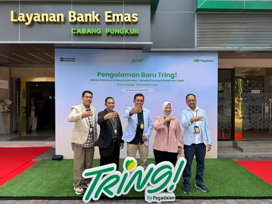 Satu Tahun Tring!: Pegadaian hadirkan Pengalaman Baru Bertransaksi Melalui ATM Emas Pertama di Seluruh Indonesia